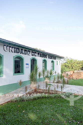  Fachada da Unidade de Saúde na Rua Aurora -  centro histórico da cidade de Pirenópolis  - Pirenópolis - Goiás (GO) - Brasil