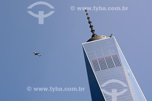  Avião sobrevoando o WTC 1  - Cidade de Nova Iorque - Nova Iorque - Estados Unidos