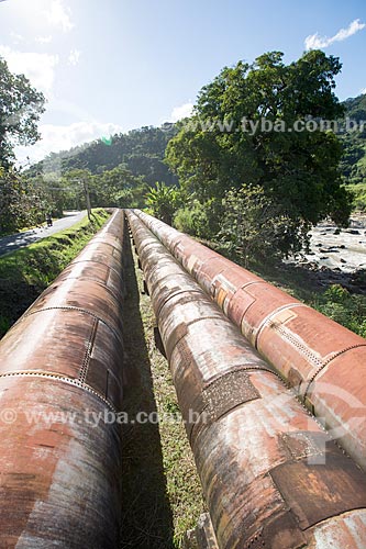 Tubos de adutora da Usina Hidrelétrica Alberto Torres (1908)  - Areal - Rio de Janeiro (RJ) - Brasil