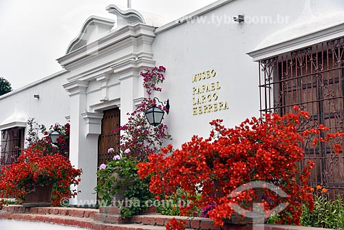  Fachada do Museo Arqueológico Rafael Larco Herrera (Museu Arqueológico Rafael Larco Herrera) - 1926  - Lima - Província de Lima - Peru