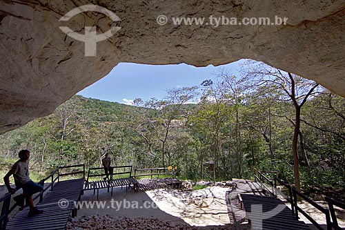  Mirante no Sítio Arqueológico Toca da Entrada do Pajaú no Parque Nacional Serra da Capivara  - São Raimundo Nonato - Piauí (PI) - Brasil