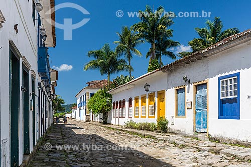  Fachada de casarios no centro histórico da cidade de Paraty  - Paraty - Rio de Janeiro (RJ) - Brasil