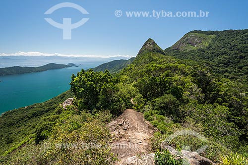  Vista do Saco do Mamanguá a partir do Pico do Pão de Açúcar - também conhecido como Pico do Mamanguá  - Paraty - Rio de Janeiro (RJ) - Brasil