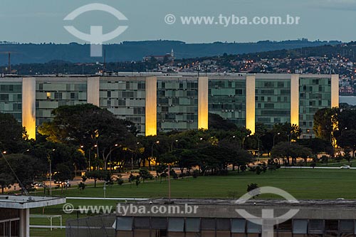  Vista do Esplanada dos Ministérios  - Brasília - Distrito Federal (DF) - Brasil