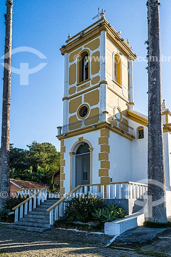  Fachada da Igreja Matriz de Nossa Senhora do Rosário (1750)  - Palhoça - Santa Catarina (SC) - Brasil