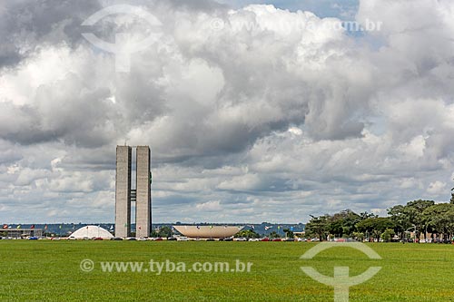  Vista geral do Congresso Nacional  - Brasília - Distrito Federal (DF) - Brasil