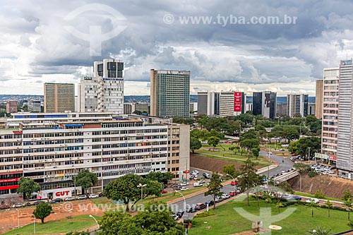  Vista de prédios do centro do Brasília  - Brasília - Distrito Federal (DF) - Brasil