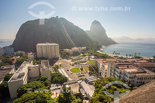  Vista do Pão de Açúcar durante a escalada do Morro da Babilônia  - Rio de Janeiro - Rio de Janeiro (RJ) - Brasil