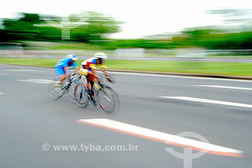  Competição de ciclismo no Aterro do Flamengo  - Rio de Janeiro - Rio de Janeiro (RJ) - Brasil