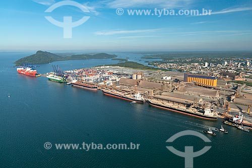  Foto aérea do Porto de Paranaguá  - Paranaguá - Paraná (PR) - Brasil