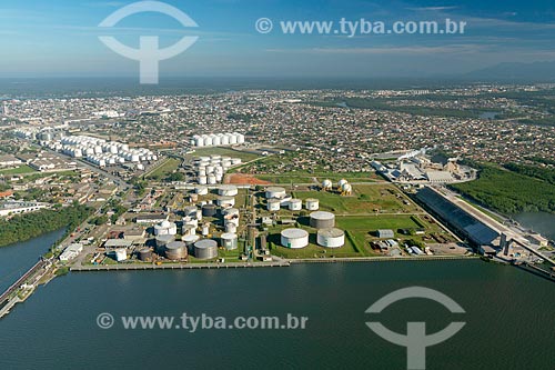  Foto aérea do Terminal Petroquímico do Porto de Paranaguá  - Paranaguá - Paraná (PR) - Brasil