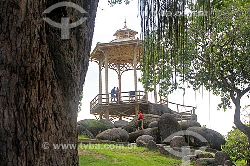  Vista de coreto no Parque da Quinta da Boa Vista  - Rio de Janeiro - Rio de Janeiro (RJ) - Brasil