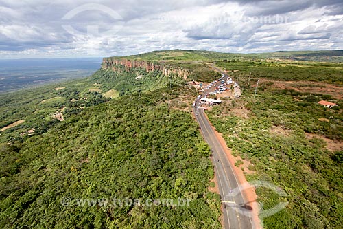  Foto aérea do Mirante do Gritador  - Pedro II - Piauí (PI) - Brasil