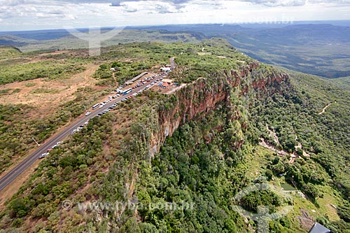  Foto aérea do Mirante do Gritador  - Pedro II - Piauí (PI) - Brasil