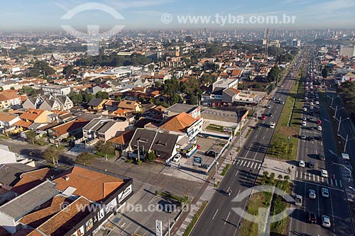  Foto feita com drone da Avenida Comendador Franco  - Curitiba - Paraná (PR) - Brasil