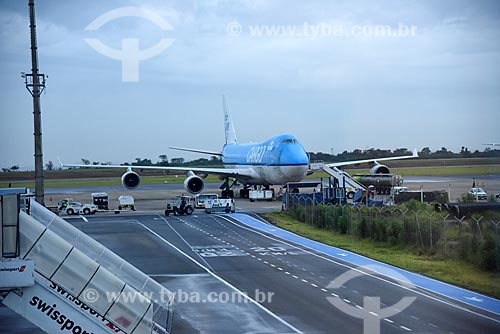  Avião cargueiro na pista do Aeroporto Internacional de Viracopos  - Campinas - São Paulo (SP) - Brasil