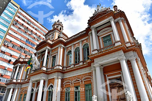  Fachada do Paço Municipal de Porto Alegre (1901)  - Porto Alegre - Rio Grande do Sul (RS) - Brasil