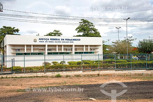  Edifício sede da Justiça Federal na cidade de Salgueiro  - Salgueiro - Pernambuco (PE) - Brasil