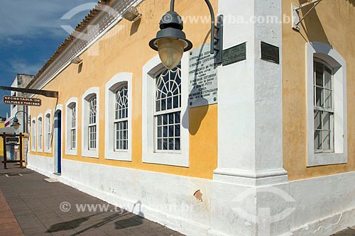 Fachada do Secretaria de Turismo e Cultura no centro histórico de São Sebastião  - São Sebastião - São Paulo (SP) - Brasil