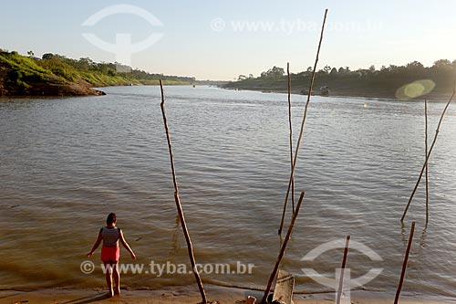  Vista da divisa entre os Rio Acre e Rio Purus  - Boca do Acre - Amazonas (AM) - Brasil