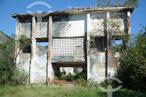  Prédio abandonado no antigo Presídio de Ilha Grande - atualmente Ecomuseu Ilha Grande  - Angra dos Reis - Rio de Janeiro (RJ) - Brasil