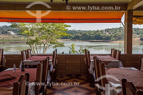  Vista do Rio Paraná a partir do Restaurante Dourado  - Foz do Iguaçu - Paraná (PR) - Brasil