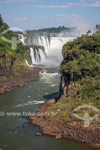  Vista das Cataratas do Iguaçu no Parque Nacional do Iguaçu  - Foz do Iguaçu - Paraná (PR) - Brasil