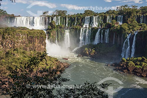  Vista das Cataratas do Iguaçu no Parque Nacional do Iguaçu  - Foz do Iguaçu - Paraná (PR) - Brasil