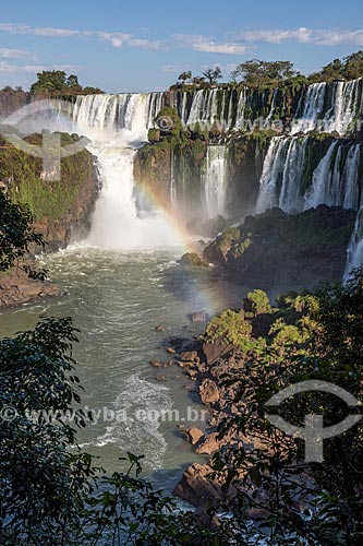  Vista das Cataratas do Iguaçu no Parque Nacional do Iguaçu  - Foz do Iguaçu - Paraná (PR) - Brasil