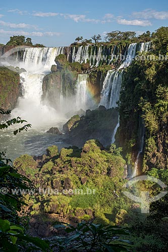  Vista das Cataratas do Iguaçu no Parque Nacional do Iguaçu  - Foz do Iguaçu - Paraná (PR) - Brasil