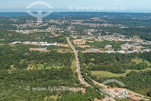  Vista aérea da Rodovia RS-235  - Canela - Rio Grande do Sul (RS) - Brasil