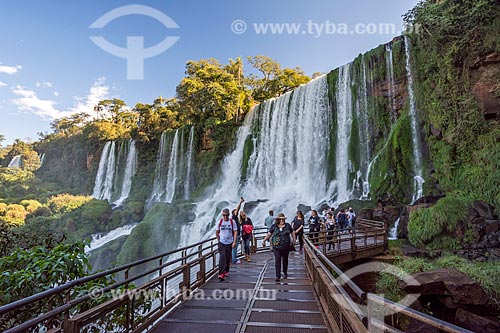  Vista das Cataratas do Iguaçu no Parque Nacional do Iguaçu  - Foz do Iguaçu - Paraná (PR) - Brasil