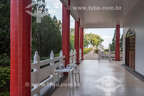  Vista da varanda do Centro Budista Chen Tien  - Foz do Iguaçu - Paraná (PR) - Brasil
