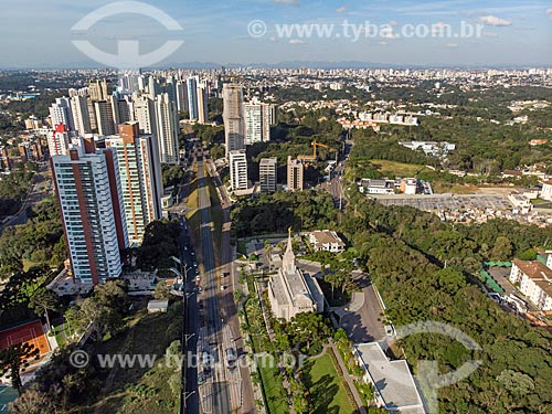  Foto feita com drone da Rua Heitor Alencar Furtado  - Curitiba - Paraná (PR) - Brasil