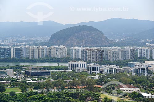  Foto aérea de prédios no bairro da Barra da Tijuca  - Rio de Janeiro - Rio de Janeiro (RJ) - Brasil