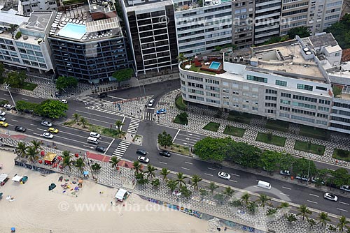  Foto aérea da esquina da Avenida Vieira Souto com a Rua Joaquim Nabuco  - Rio de Janeiro - Rio de Janeiro (RJ) - Brasil