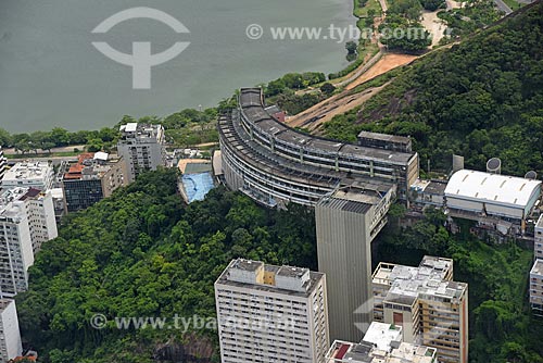  Foto aérea de unidade da Fundação de Apoio à Escola Técnica (FAETEC) no Morro do Cantagalo  - Rio de Janeiro - Rio de Janeiro (RJ) - Brasil