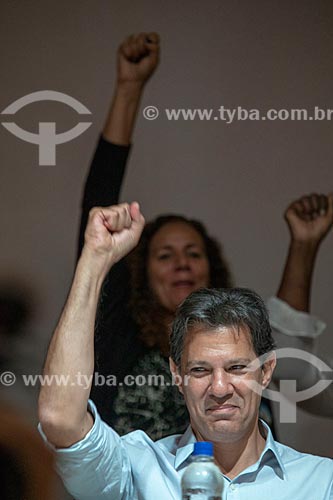  Fernando Haddad - candidato à presidência pelo Partido dos Trabalhadores (PT) - durante debate no Clube de Engenharia do Rio de Janeiro  - Rio de Janeiro - Rio de Janeiro (RJ) - Brasil