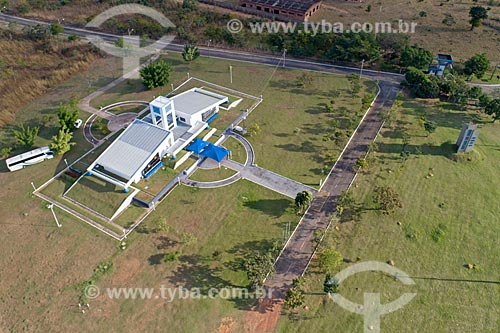  Foto feita com drone do Centro Regional de Ciências Nucleares do Centro-Oeste (CRCN-CO) da Comissão Nacional de Energia Nuclear (CNEN) - onde está o césio-137 que provocou o acidente em Goiânia  - Abadia de Goiás - Goiás (GO) - Brasil