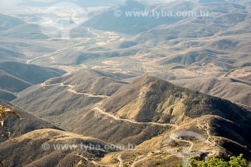  Vista de trecho da Rodovia CE-253  - Guaramiranga - Ceará (CE) - Brasil