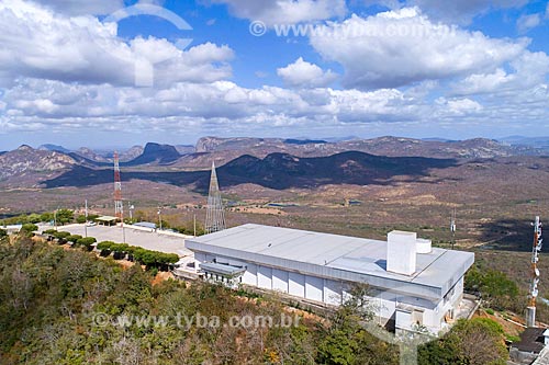  Foto feita com drone do Santuário de Nossa Senhora Imaculada Rainha do Sertão (1995)  - Quixadá - Ceará (CE) - Brasil