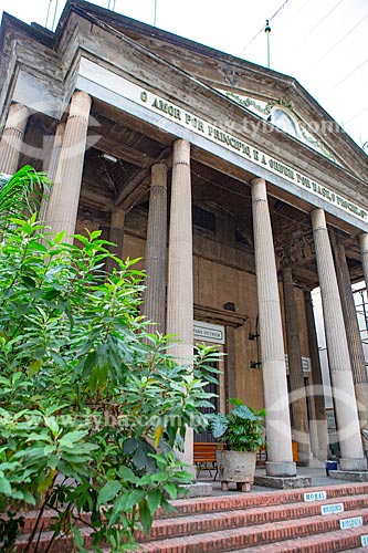  Fachada da Igreja Positivista do Brasil (1897) - também conhecido como Templo da Humanidade  - Rio de Janeiro - Rio de Janeiro (RJ) - Brasil