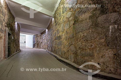  Interior da antiga Fortaleza de Nossa Senhora da Conceição de Villegagnon - hoje abriga a Escola Naval  - Rio de Janeiro - Rio de Janeiro (RJ) - Brasil