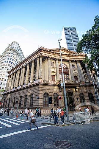  Fachada do antigo prédio da Caixa de Amortização (1906) - hoje abriga a Gerência do Meio Circulante (MECIR) do Banco Central  - Rio de Janeiro - Rio de Janeiro (RJ) - Brasil