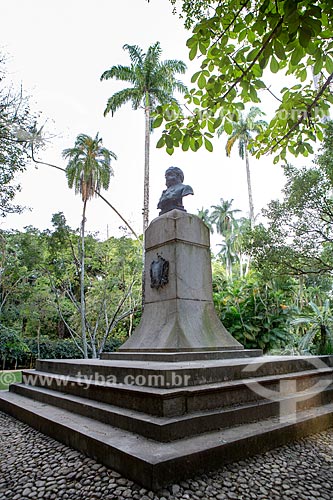  Busto de Dom João VI (século XIX) no Jardim Botânico do Rio de Janeiro  - Rio de Janeiro - Rio de Janeiro (RJ) - Brasil