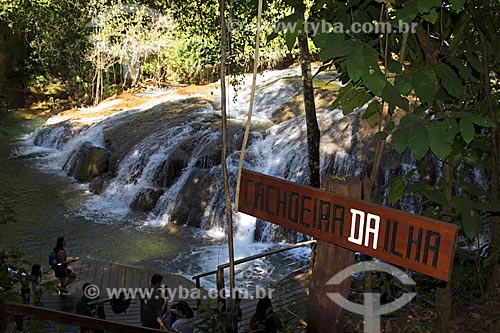  Cachoeira da Ilha na Serra da Bodoquena  - Bodoquena - Mato Grosso do Sul (MS) - Brasil