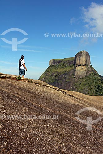 Vista do Pedra da Gávea durante trilha no Parque Nacional da Tijuca  - Rio de Janeiro - Rio de Janeiro (RJ) - Brasil