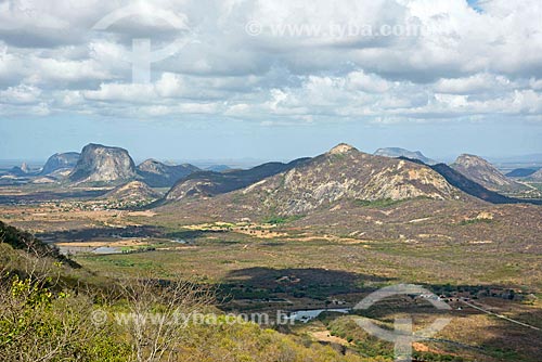  Vista geral dos inselbergs do Monumento Natural dos Monólitos de Quixadá  - Quixadá - Ceará (CE) - Brasil