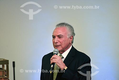  Presidente Michel Temer durante a solenidade pelos 87 anos do Cristo Redentor  - Rio de Janeiro - Rio de Janeiro (RJ) - Brasil