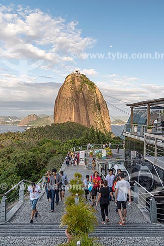  Vista do Pão de Açúcar a partir da Estação do bondinho do Morro da Urca  - Rio de Janeiro - Rio de Janeiro (RJ) - Brasil